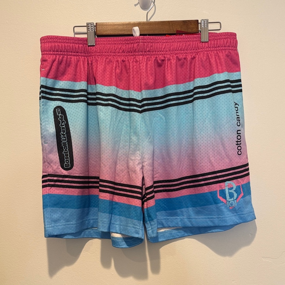 Baseball Lifestyle 101 - Crayon Shorts NWT Adult XL